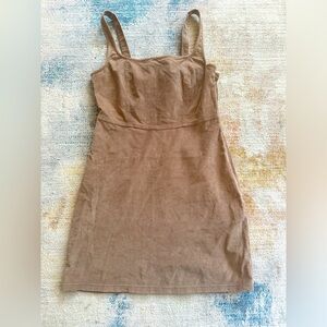 Hollister Corduroy Tan Dress